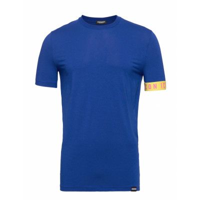 Round Neck T-Shirt Underwear Night & Loungewear Pyjama Tops Blå DSquared2