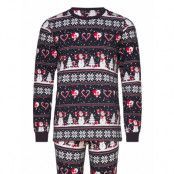 Rudolph's Cute Pajamas *Villkorat Erbjudande Pyjamas Svart Christmas Sweats