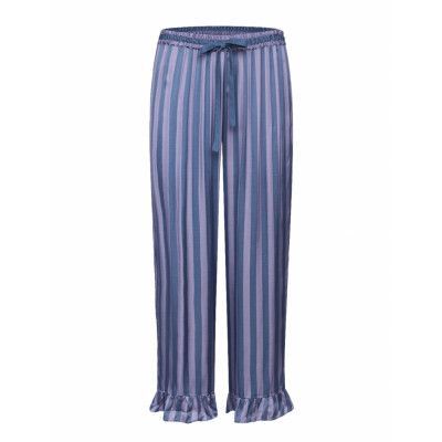 Saga Crop Pants Pyjamasbyxor Mjukisbyxor Blue CCDK Copenhagen