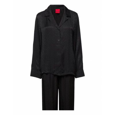 Satinoir_Pyjama Set Pyjamas Svart HUGO
