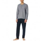 Schiesser Casual Essentials Long Pyjama Button