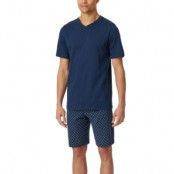 Schiesser Casual Essentials Short Pyjama V-neck