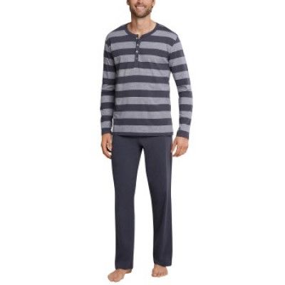 Schiesser Day and Night Long Pyjama Button