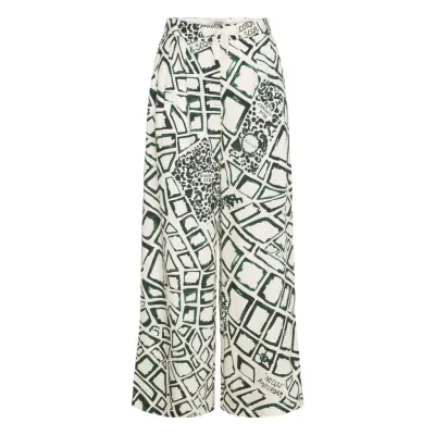 Scotch & Soda Eleni Printed Pyjama Pant Grön