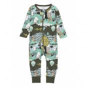 September Pyjamas Långärmad Bodysuit Multi/mönstrad Martinex