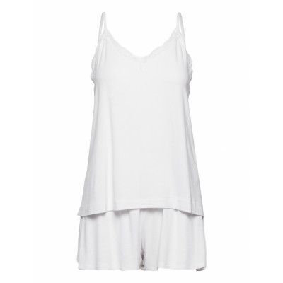 Set Camisole Shorts Jersey Pyjamas Vit Lindex