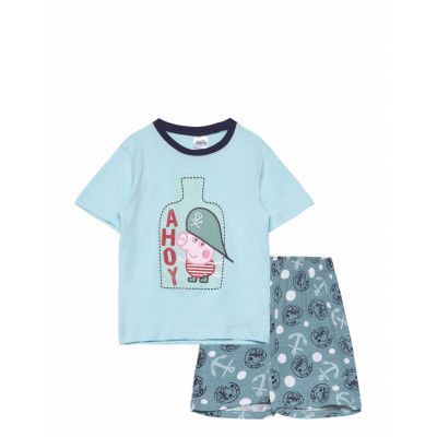 Gurli Gris Set Pyjalong Blå