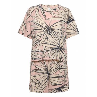 Set T Shirt And Shorts Jersey Pyjamas Multi/mönstrad Lindex
