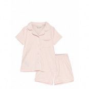 Short Polka-Dot Pyjamas Pyjamas Set Pink Mango