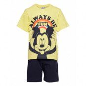 Short Pyjama Pyjamas Set Blå Disney