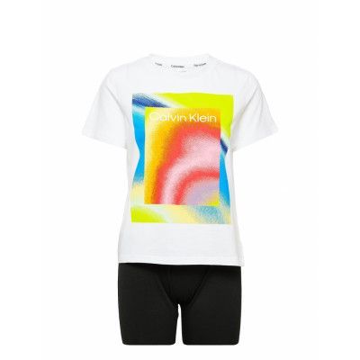 Short Set Pyjamas Multi/mönstrad Calvin Klein