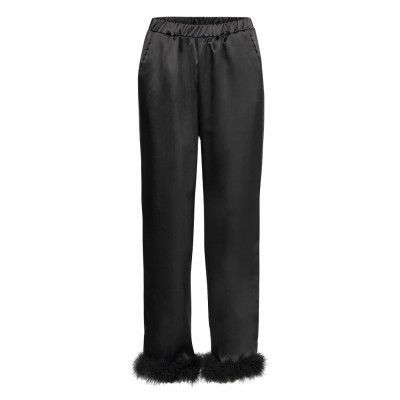 Skye Feather Pants Pyjamasbyxor Mjukisbyxor Svart OW Intimates