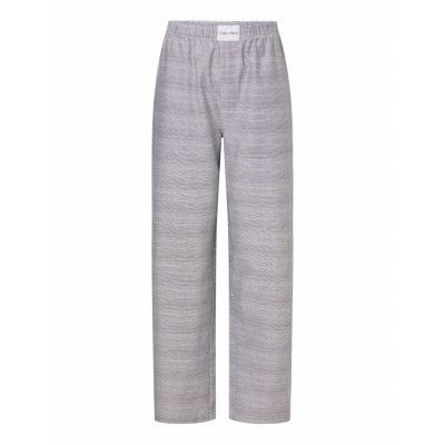 Sleep Pant *Villkorat Erbjudande Pyjamasbyxor Mjukisbyxor Grå Calvin Klein