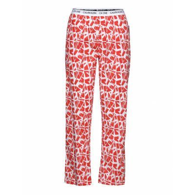 Sleep Pant Pyjamasbyxor Mjukisbyxor Röd Calvin Klein