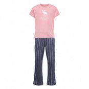 Sleep Pants Set Pyjamas Set Rosa Abercrombie & Fitch