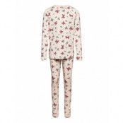 Sleepwear *Villkorat Erbjudande Pyjamas Set Creme MarMar Cph