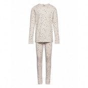 Sleepwear *Villkorat Erbjudande Pyjamas Set Creme MarMar Cph