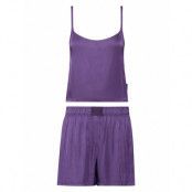Sleeveless Short Set Pyjamas Purple Calvin Klein