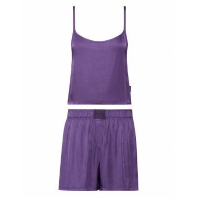 Calvin Klein Sleeveless Short Set Lila