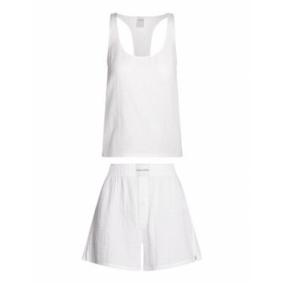 Calvin Klein Sleeveless Short Set Vit