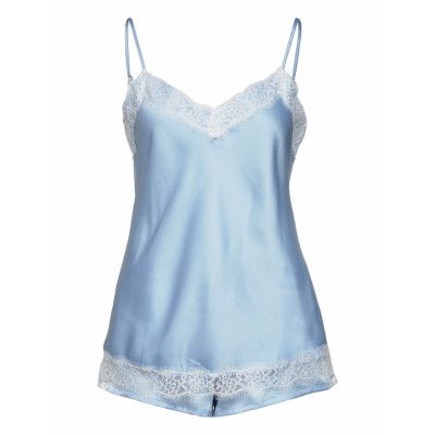 Smilla Top + Shorts Pyjamas Blå Missya