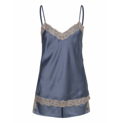 Smilla Top + Shorts Pyjamas Blå Missya