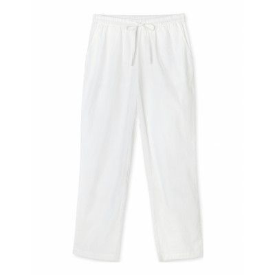 Soft Barbara Pants Pyjamasbyxor Mjukisbyxor Vit Juna