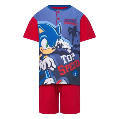 Sonic Pyjama - Red - 128