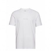 S/S Crew Neck *Villkorat Erbjudande T-shirts Short-sleeved Vit Calvin Klein