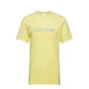 S/S Crew Neck Underwear Night & Loungewear Pyjama Tops Gul Calvin Klein