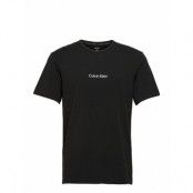 S/S Crew Neck *Villkorat Erbjudande T-shirts Short-sleeved Svart Calvin Klein