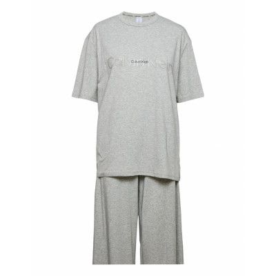 S/S Pant Set Pyjamas Grå Calvin Klein