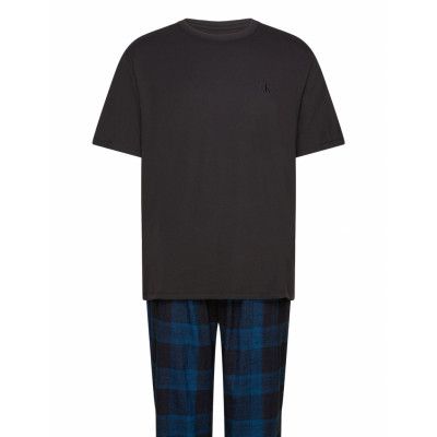 S/S Pant Set Pyjamas Svart Calvin Klein