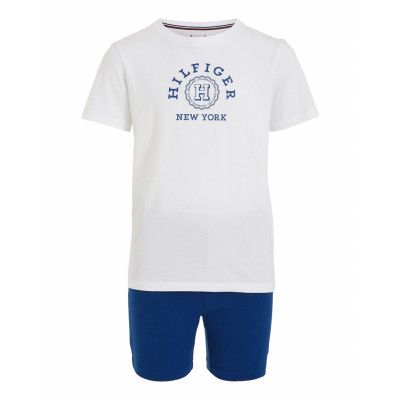 Tommy Hilfiger Ss Short Pj Set Vit