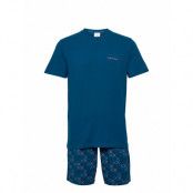 S/S Short Set Pyjamas Blå Calvin Klein