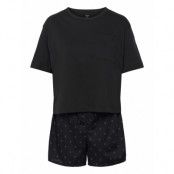 Calvin Klein S/S Short Set Svart