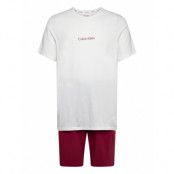 Calvin Klein S/S Short Set Burgundy