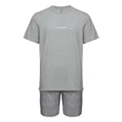 S/S Short Set *Villkorat Erbjudande Pyjamas Grå Calvin Klein
