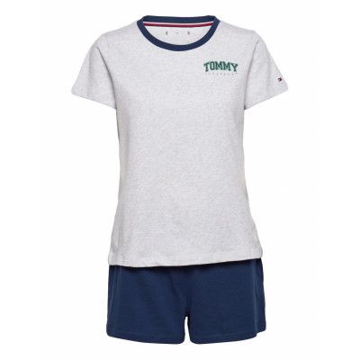 Ss Short Set Pyjamas Multi/mönstrad Tommy Hilfiger