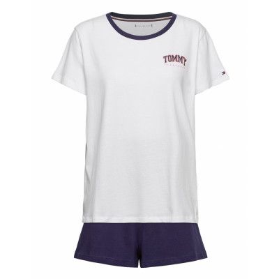 Ss Short Set Pyjamas Multi/mönstrad Tommy Hilfiger