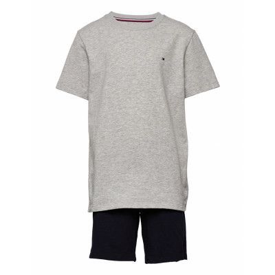 Ss Short Set Pyjamas Set Grå Tommy Hilfiger
