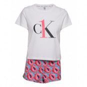 Short Set Pyjamas Vit Calvin Klein