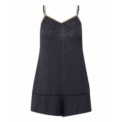 Ss Shorts Set Pyjamas Blå Tommy Hilfiger