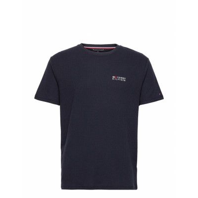 Ss Tee Ctn Underwear Night & Loungewear Pyjama Tops Blå Tommy Hilfiger