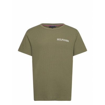 Ss Tee *Villkorat Erbjudande T-shirts Pyjama Tops Grön Tommy Hilfiger