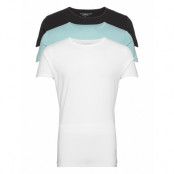 Stretch Cn Tee Ss 3Pack *Villkorat Erbjudande T-shirts Pyjama Tops Multi/mönstrad Tommy Hilfiger