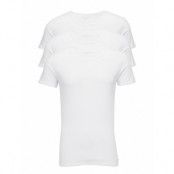 Stretch Cn Tee Ss 3Pack Tops T-shirts Short-sleeved White Tommy Hilfiger