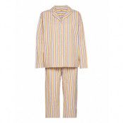 Stripe Pyjamas Set Pyjamas Multi/mönstrad Becksöndergaard