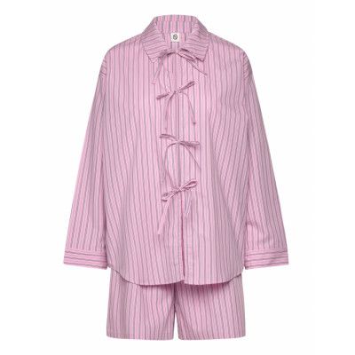 Becksöndergaard Stripel Set Shirt+Shorts Rosa