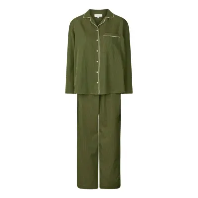 STUDIO FEDER Edith Pajama - Cotton Khaki Green
